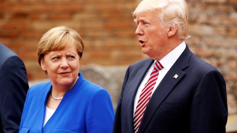 Меркель и Трамп обсудили Украину и НАТО