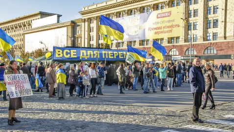 Полиция обещает защищать палатку «Все для перемоги» в Харькове