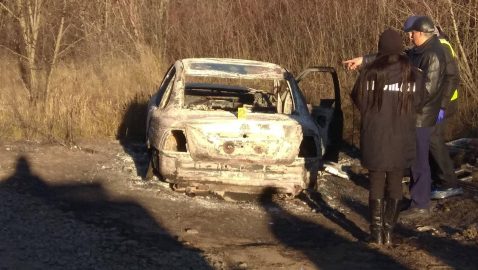 Взрыв авто в Харькове: машину подозреваемых нашли сожженной
