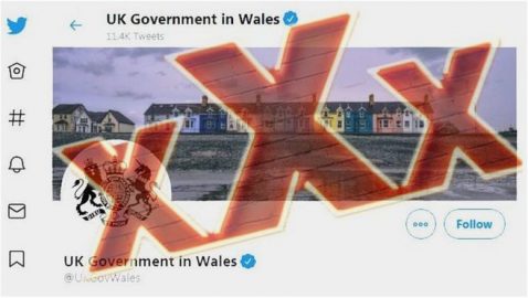 Филиал британского правительства в Уэльсе ретвитнул порноролики