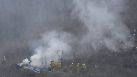 Появились фото и видео с места гибели Коби Брайанта