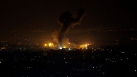 Израиль атаковал объекты ХАМАС