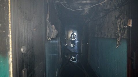 В Днепре горело общежитие, есть пострадавшие