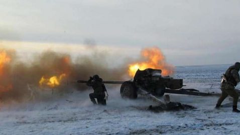 Генштаб: оккупанты 56 раз выстрелили из вооружения танка