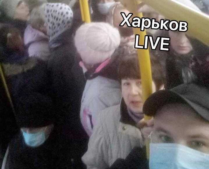 Харьков без метро: в городе переполнен наземный транспорт (фото)