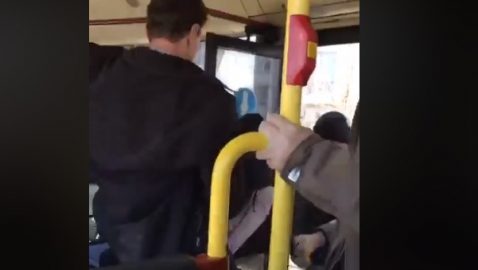СБУ назвала фейком видео об избиении пассажира в автобусе