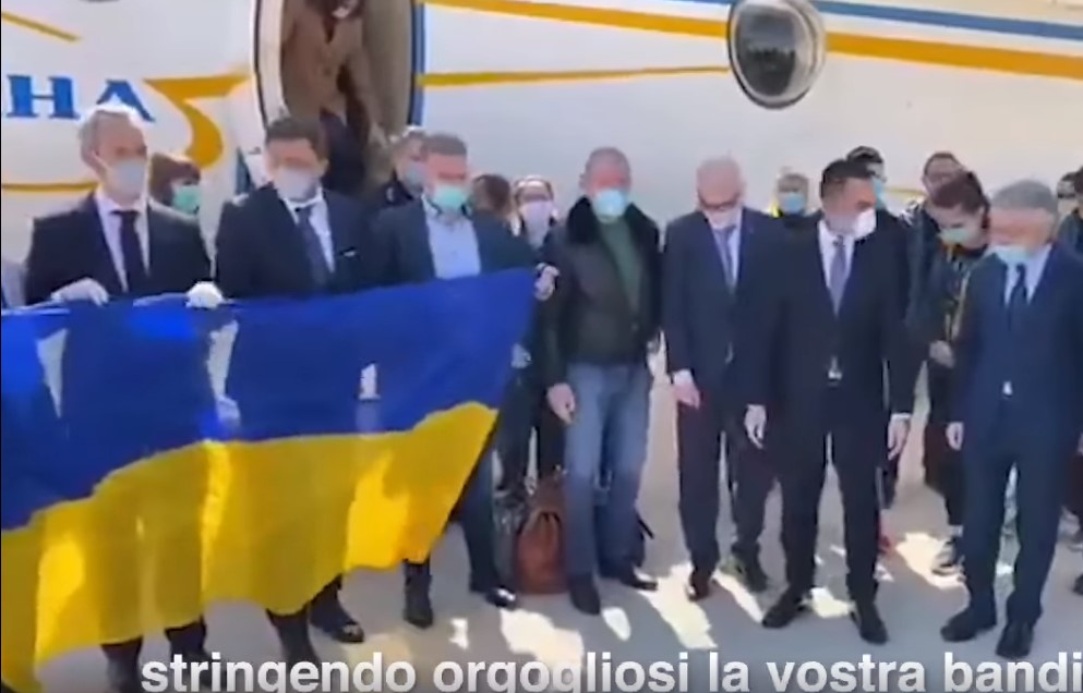 Итальянская провинция поблагодарила Украину за помощь в борьбе с коронавирусом