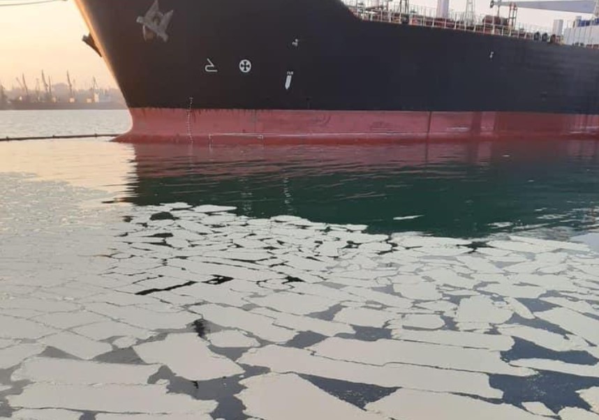 В Одесской области иностранное судно сбросило в море более 8 тонн пальмового масла