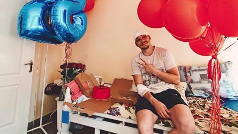 В Харькове «шариёвцы» поздравили Никиту Роженко с днём рождения, фото и видео