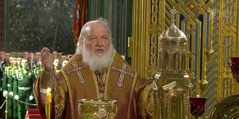 Патриарх Кирилл прочитал «антикоронавирусную» молитву в храме Вооруженных сил РФ