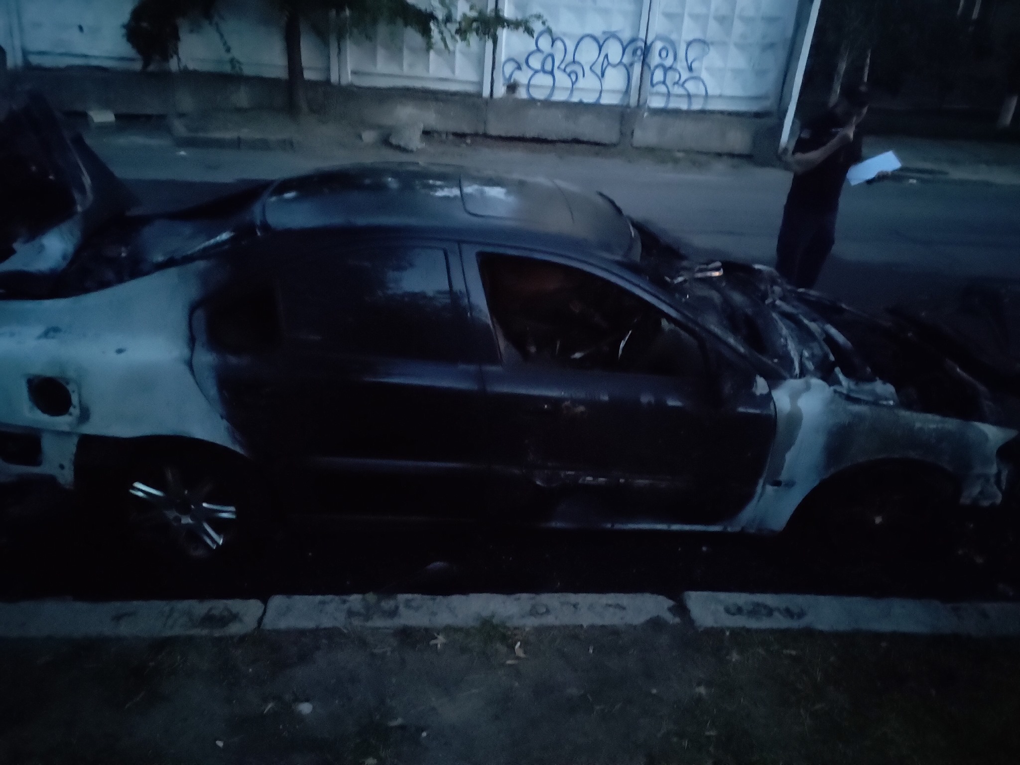 В Николаеве сожгли машину члену Нацкорпуса, которому Зеленский говорил «я не лох»