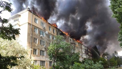Жильцов горевшего дома в Новой Каховке отселят