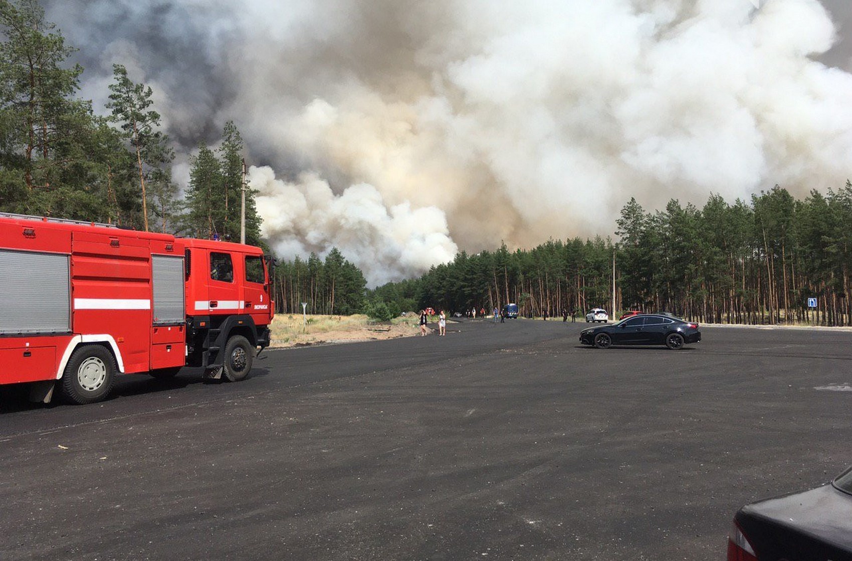 На неподконтрольных территориях отказались предоставить режим тишины для тушения пожаров на Луганщине — ОГА