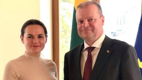 Тихановская встретилась с премьером Литвы