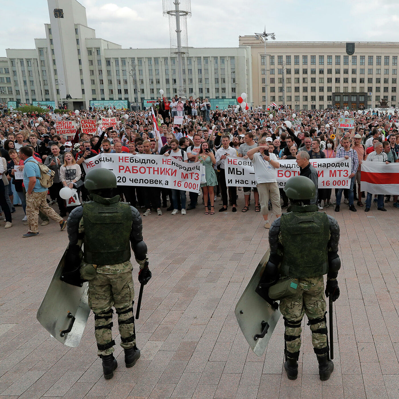 В Беларуси оппозиция призвала силовиков перейти на сторону народа