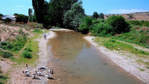 В Крыму пересохли основные реки: приток воды в водохранилища практически прекратился