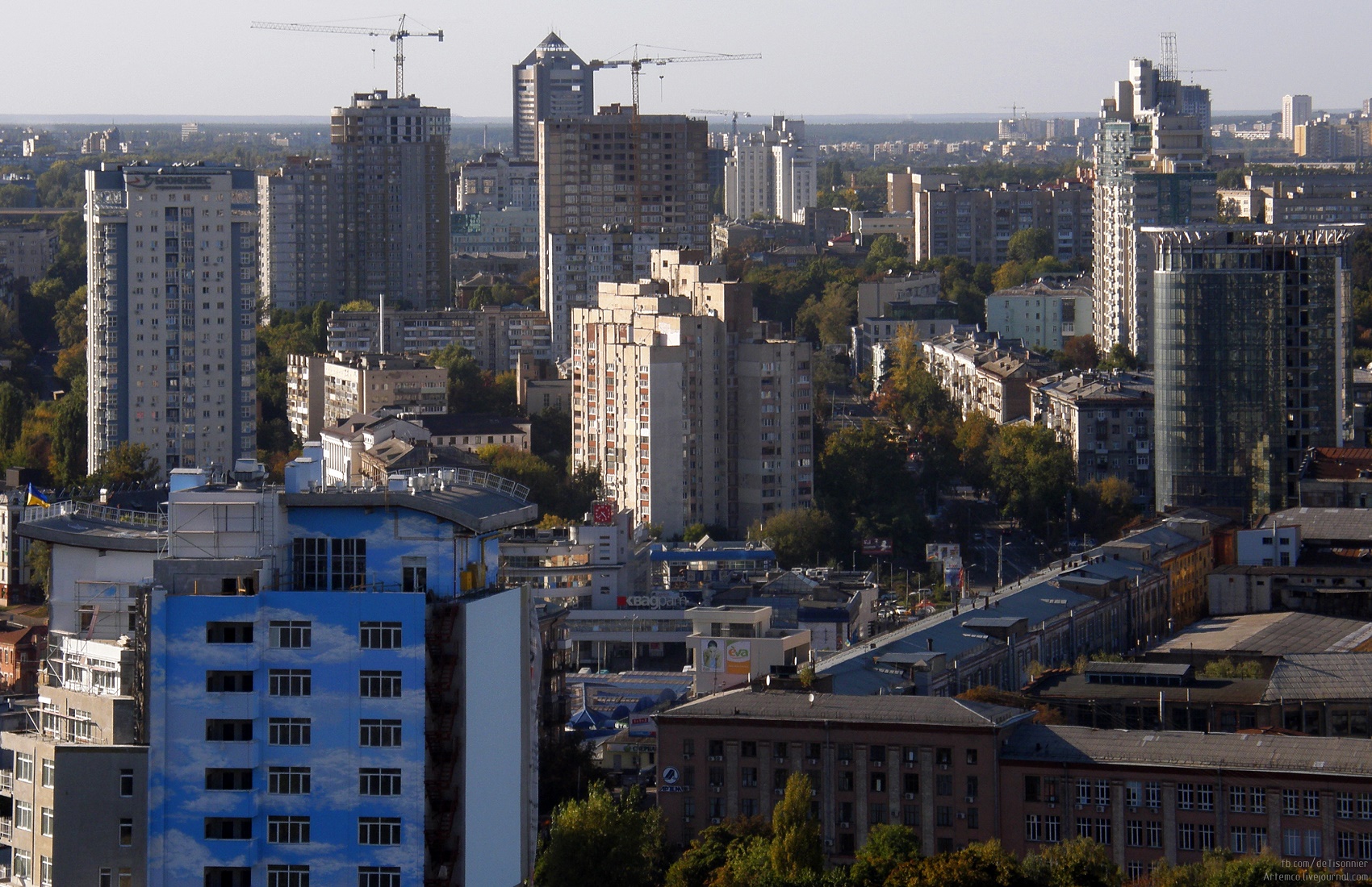 Киев на первом месте в Европе по числу высоток