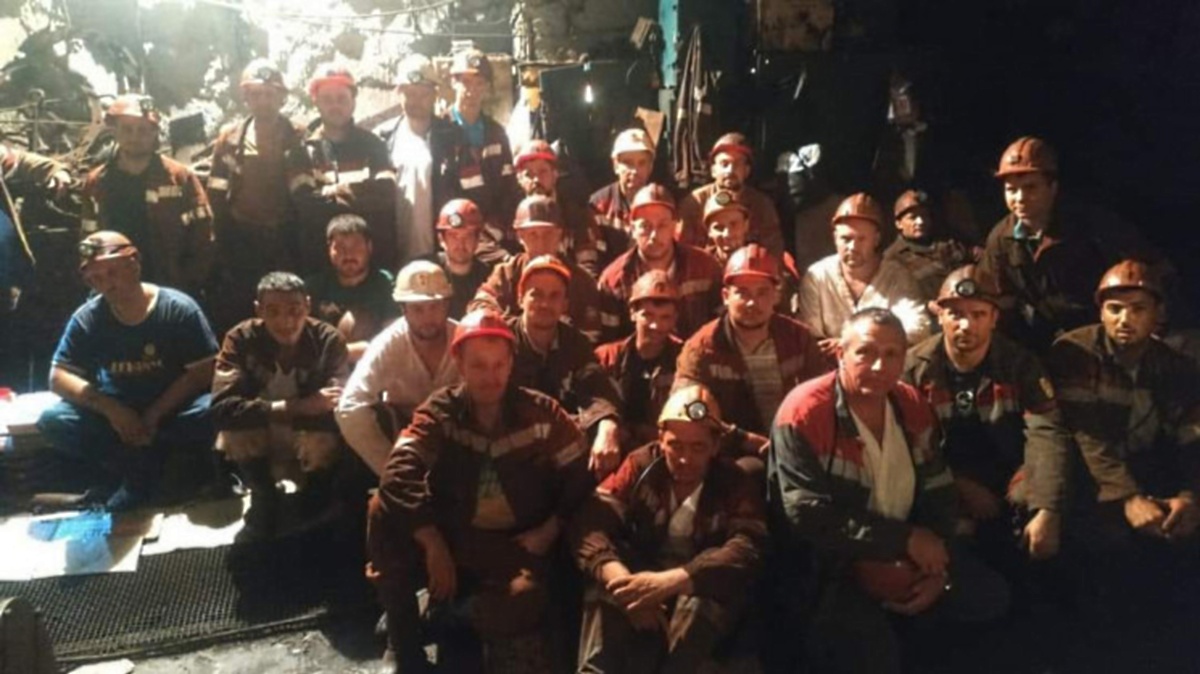 В Кривом Роге шахтеры прекратили забастовку