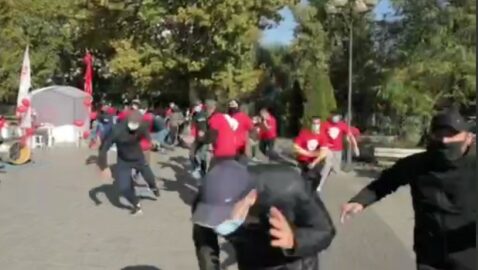 В Одессе отбили нападение Нацкорпуса на агитаторов Партии Шария