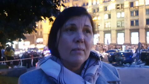 ДТП на Майдане: очевидица рассказала о поведении водителя после аварии