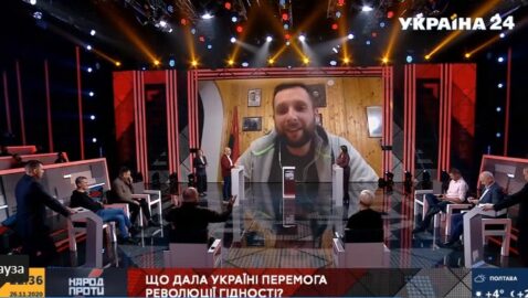 «Чуєш ти, бл*ть!»: Добкін і Парасюк посварилися в прямому ефірі через Майдан (відео)