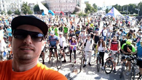Киевлянин анонсировал создание «Велосипедной церкви Украины»