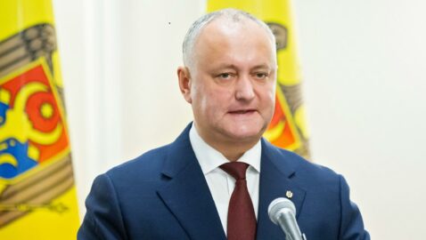 Экс-президент Молдовы Додон после отставки улетел в Москву и обратился к россиянам