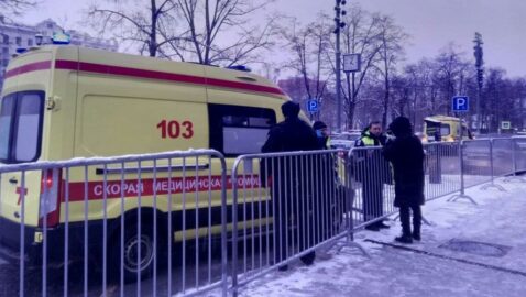 Мужчина поджег себя в центре Москвы (видео 18+)