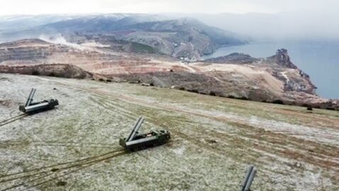 В Крыму развернули ракетный комплекс «Бастион»