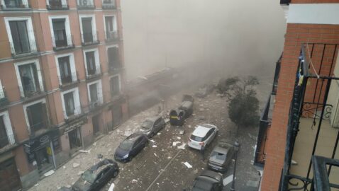 У центрі Мадрида стався вибух (відео)