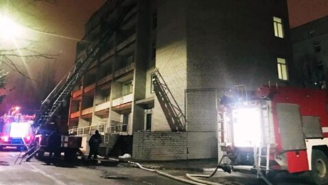 Пожар в COVID-больнице Запорожья: погибли четыре человека