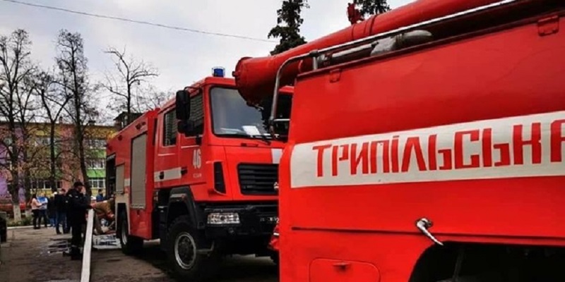 Под Киевом во время занятий загорелся детский сад