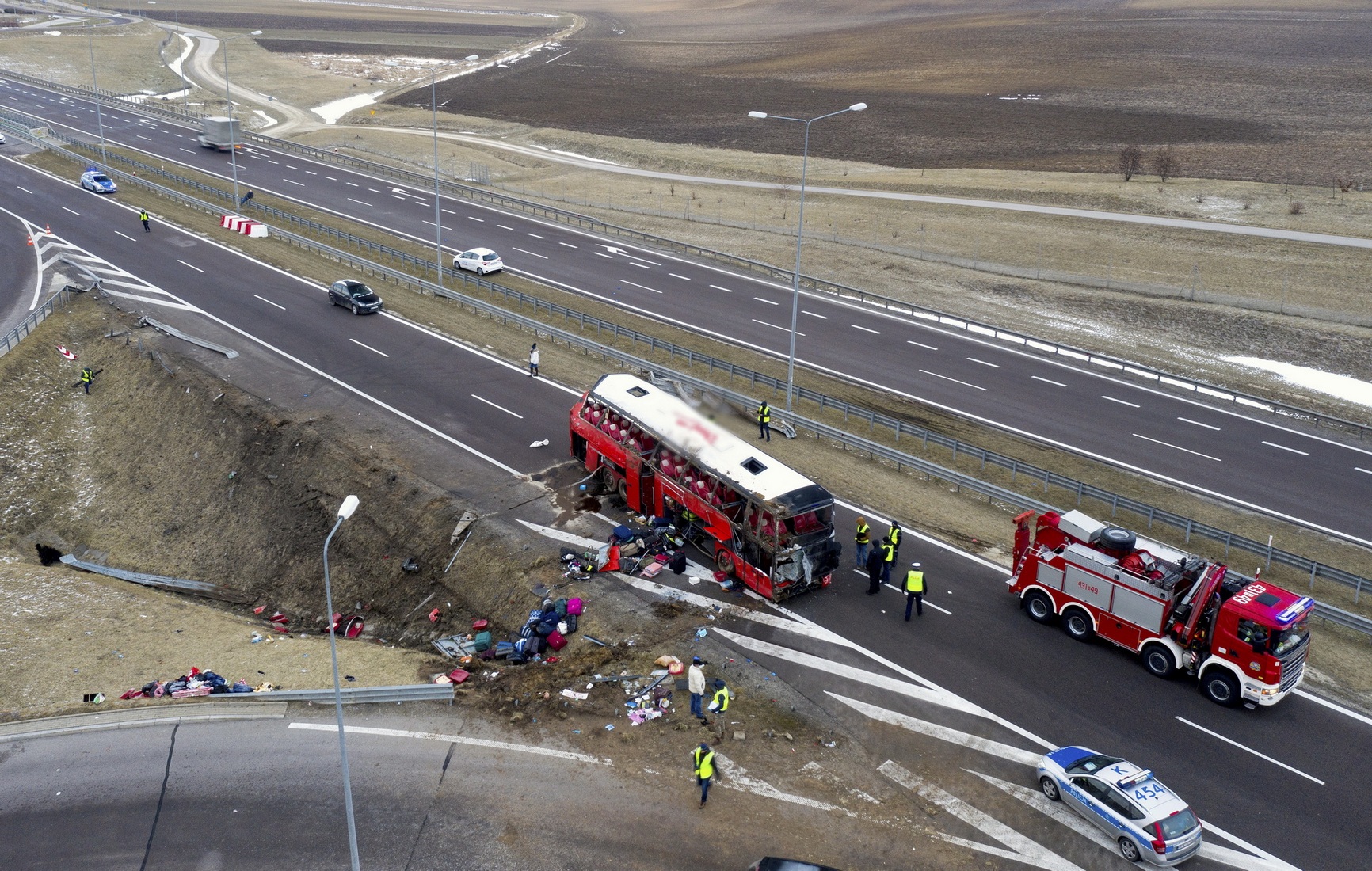 В МИД озвучили предварительную причину аварии украинского автобуса в Польше