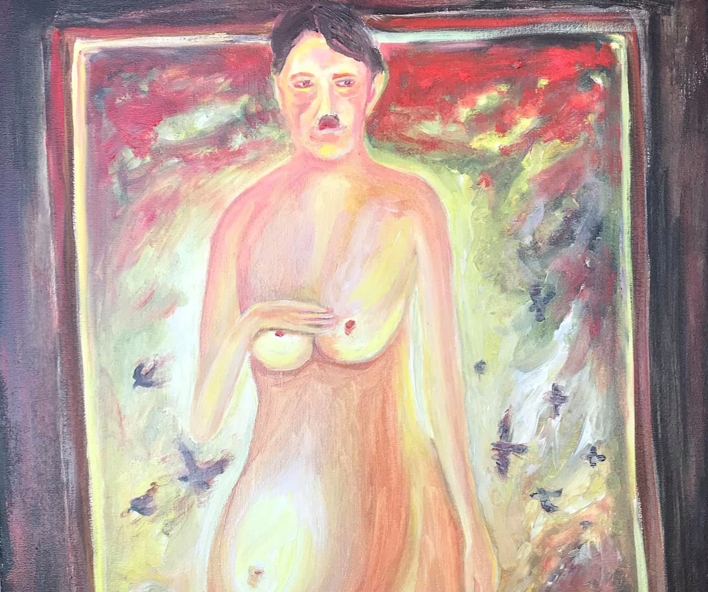 Клитина опубликовала свою картину с беременным Гитлером в знак протеста против патриархата