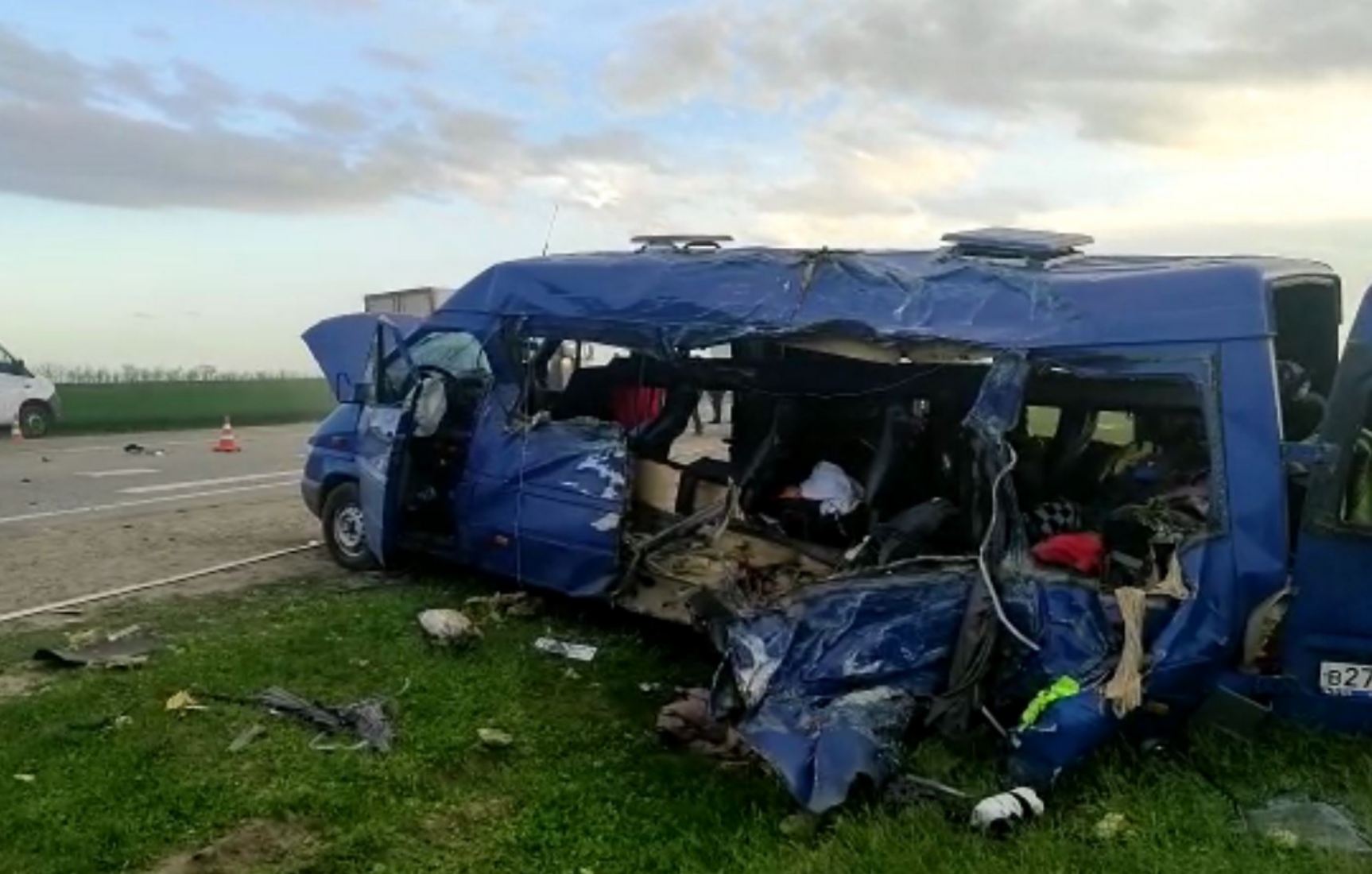 «Выехал на встречку»: появилось фото виновника аварии на Ставрополье и схема ДТП