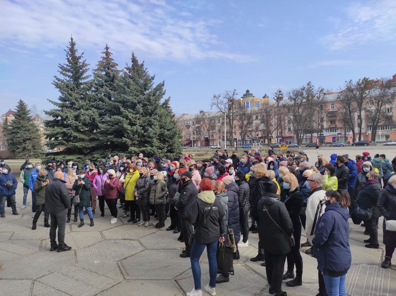 В Полтаве предприниматели протестуют из-за жесткого карантина