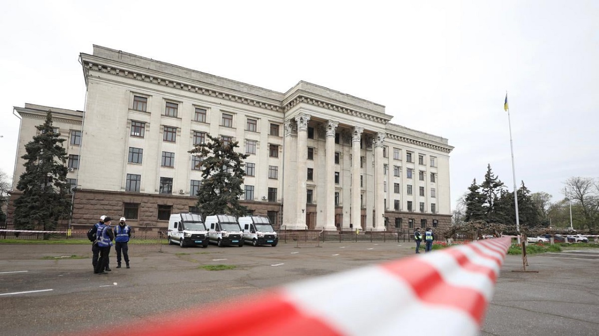 Полиция оцепила Куликово поле в Одессе (фото)