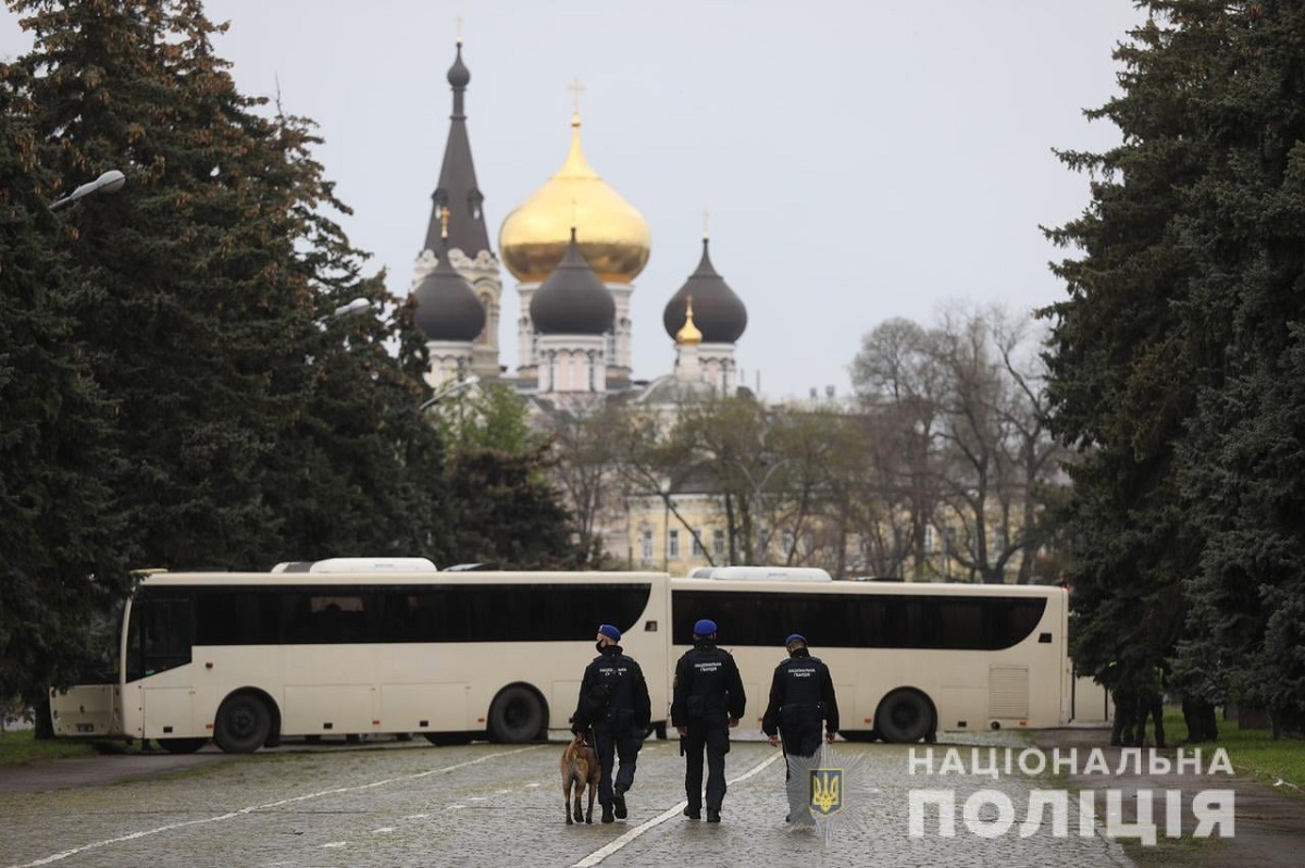 Полиция оцепила Куликово поле в Одессе
