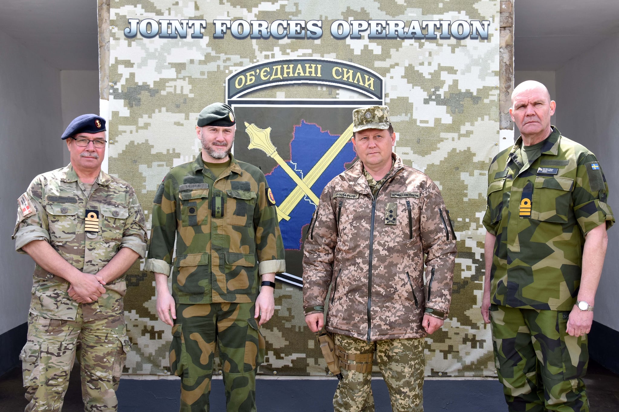 Военные атташе Швеции, Дании и Норвегии посетили Донбасс