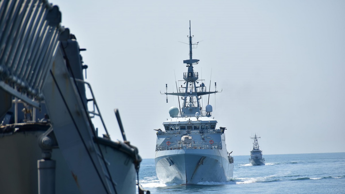 ВМС Украины и Великобритании провели совместную тренировку в Черном море (фото)