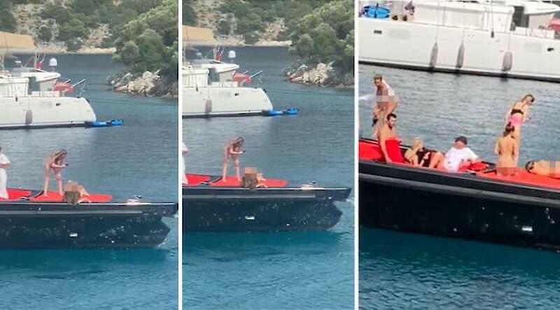 В Турции задержали украинок, устроивших массовую голую фотосессию на яхте (видео)