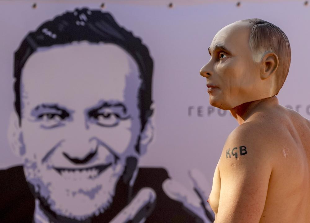 В Женеве перед встречей Путина и Байдена провели акцию в поддержку Навального (фото)