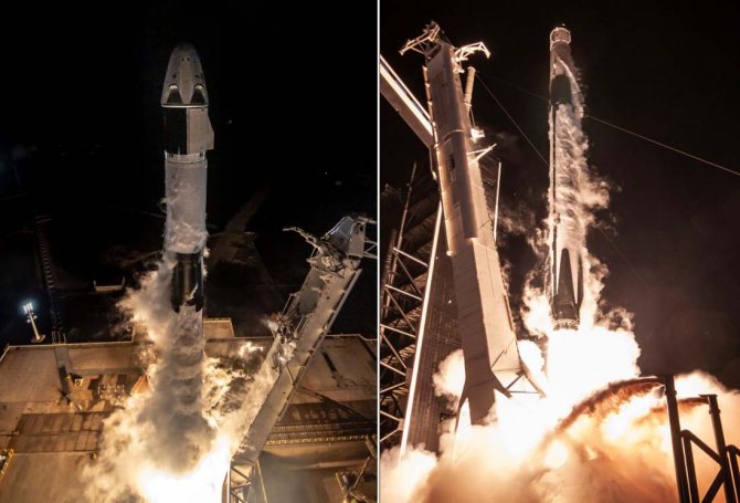SpaceX запускает корабль Dragon к МКС (трансляция)