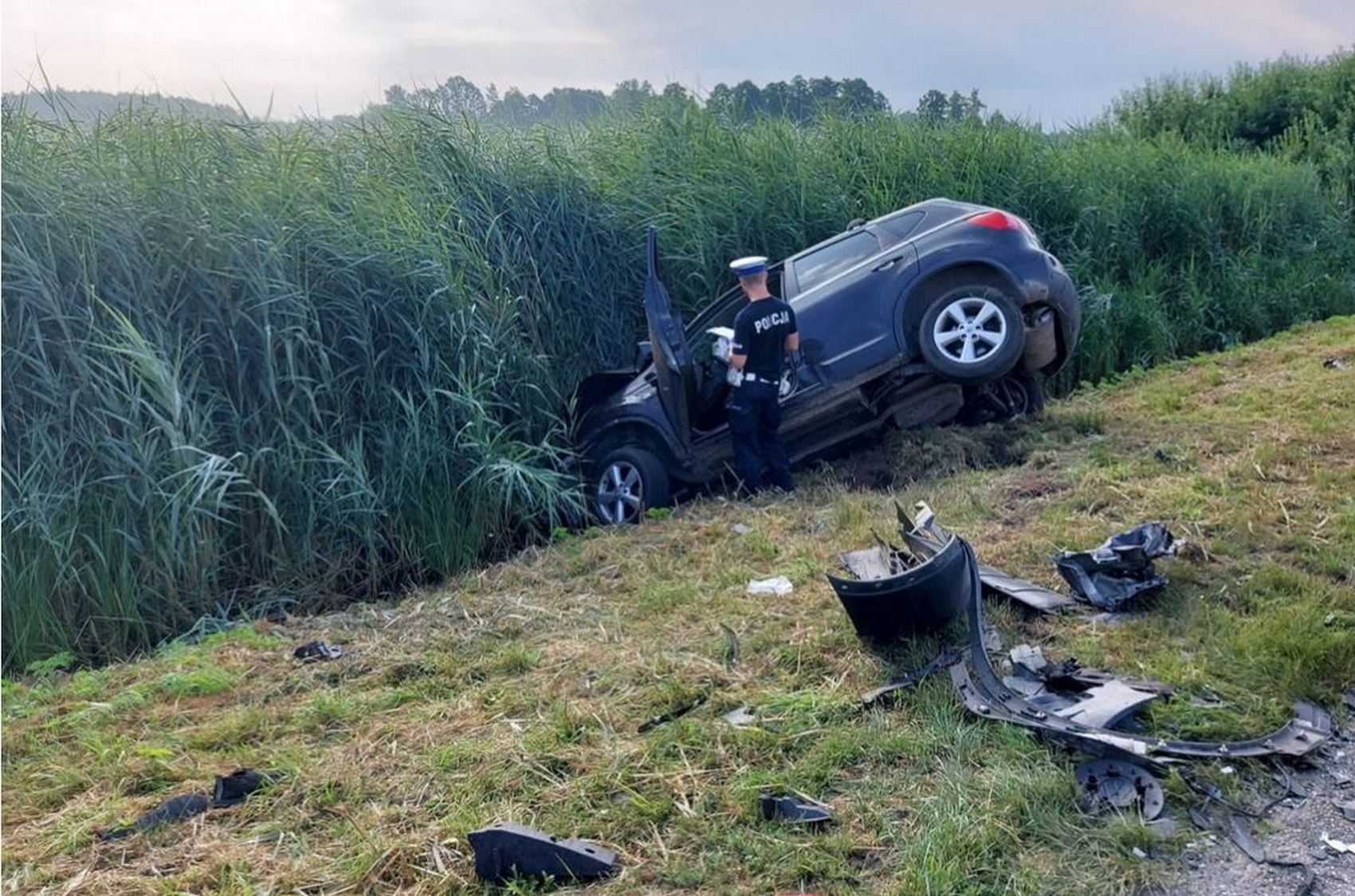 В Польше из-за пьяного водителя автобус с украинцами попал в аварию, есть погибшие