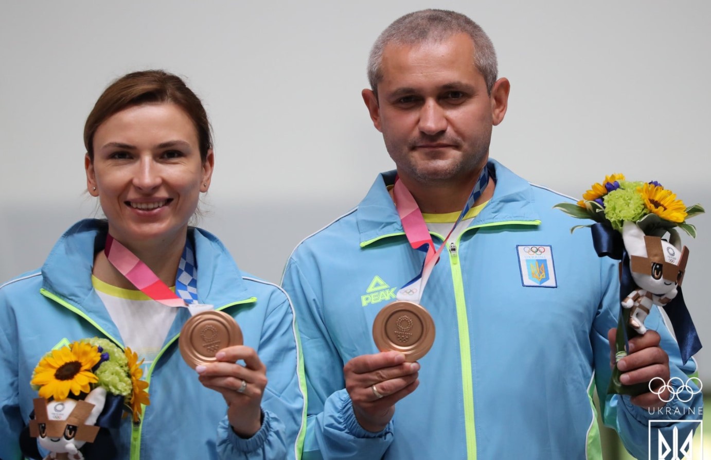 Олимпиада-2020: стрелки Костевич и Омельчук принесли Украине третью медаль (фото)