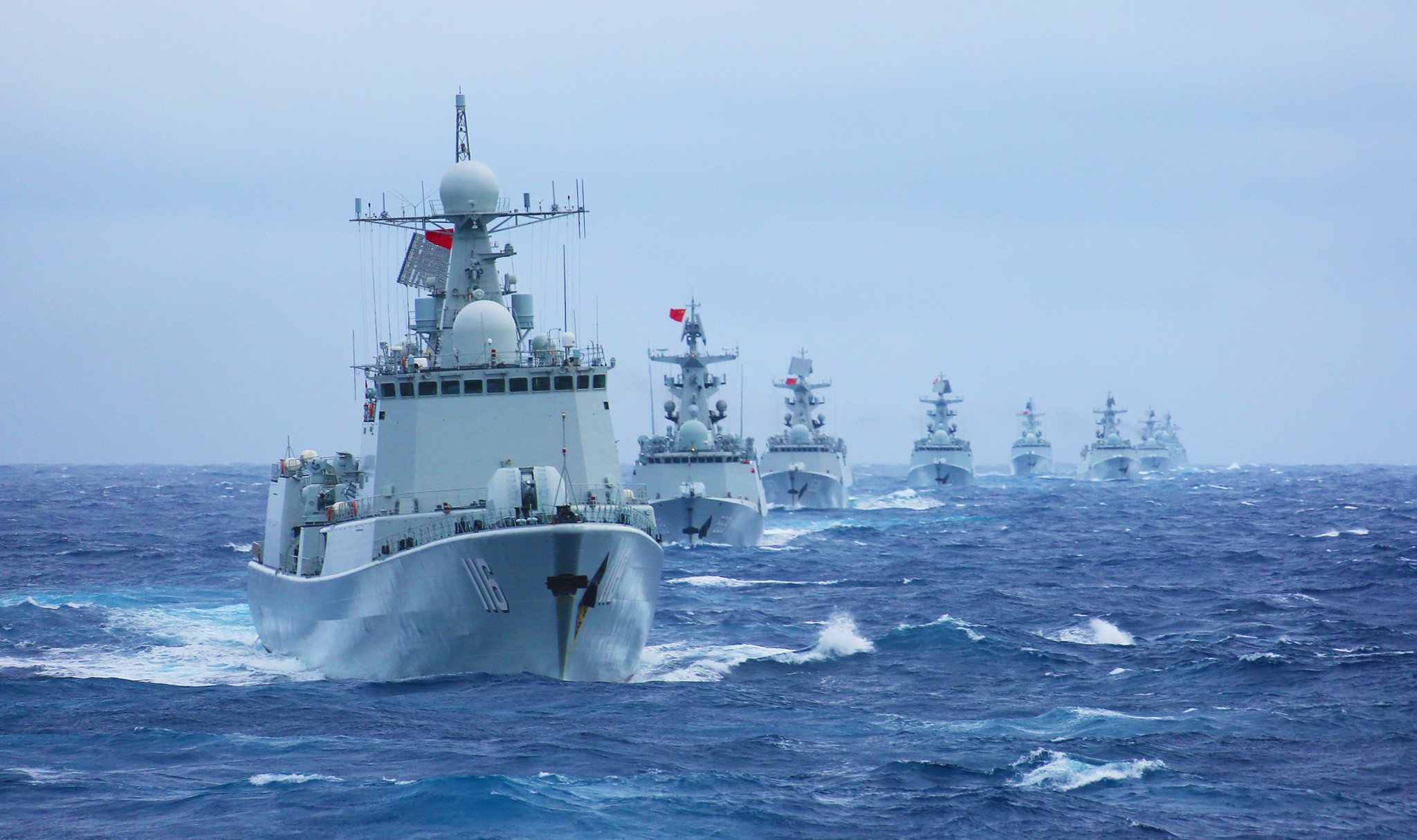 Китай отправил военные корабли к берегам Тайваня