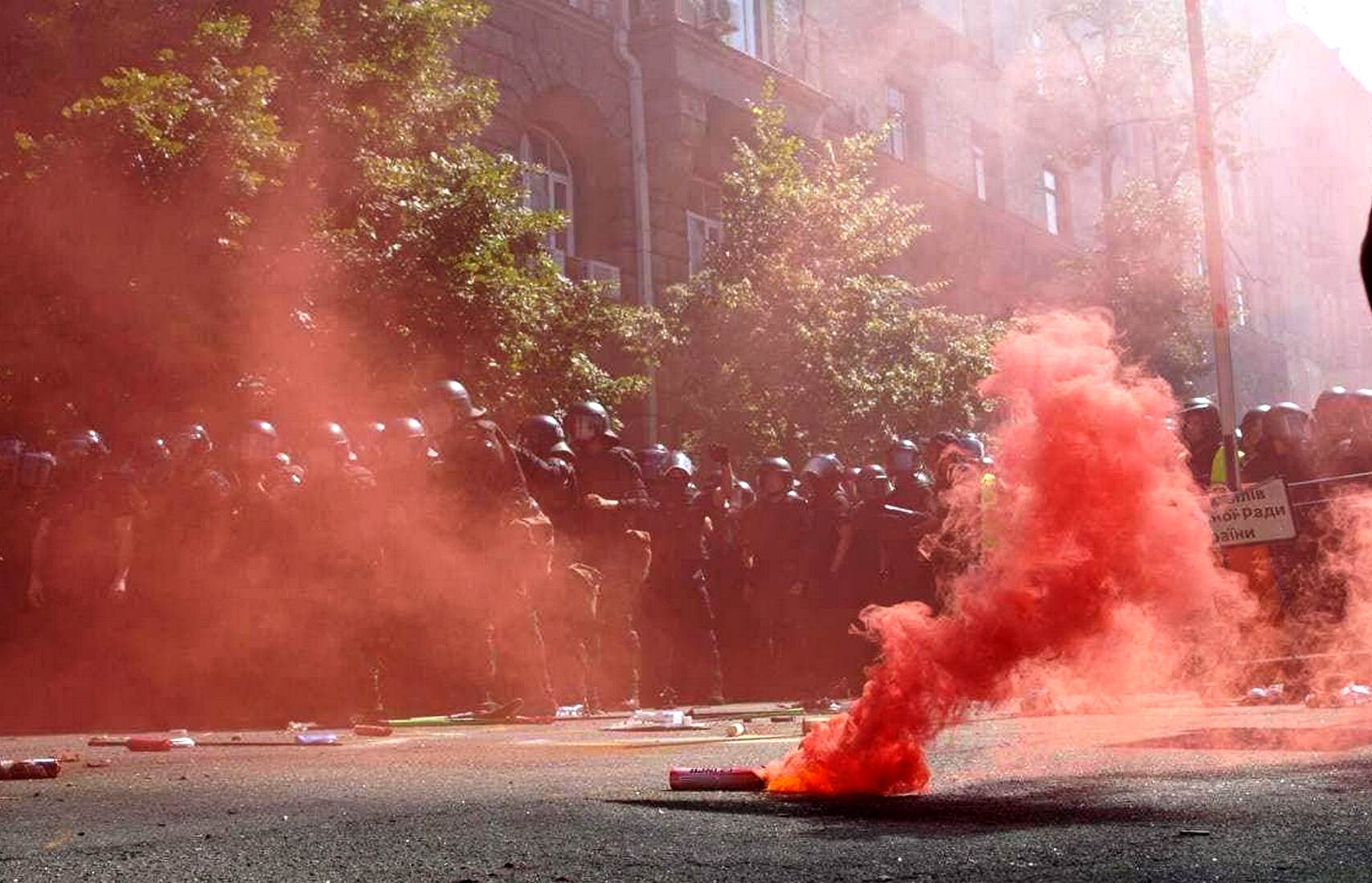 Полиция открыла уголовное производство после митинга Нацкорпуса