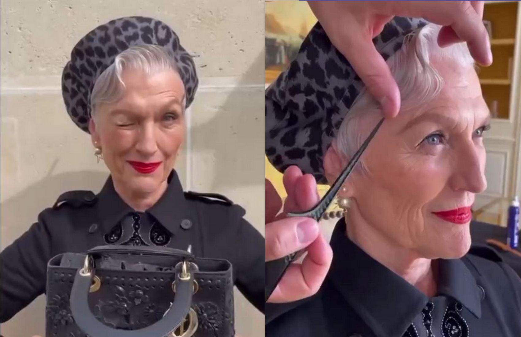 Опубликовано видео, как 73-летняя мать Илона Маска собирается на неделю моды в Париже