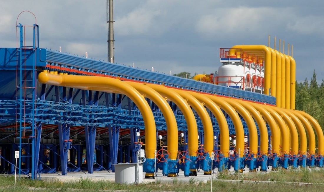 Украина приостановила закачку газа в хранилища