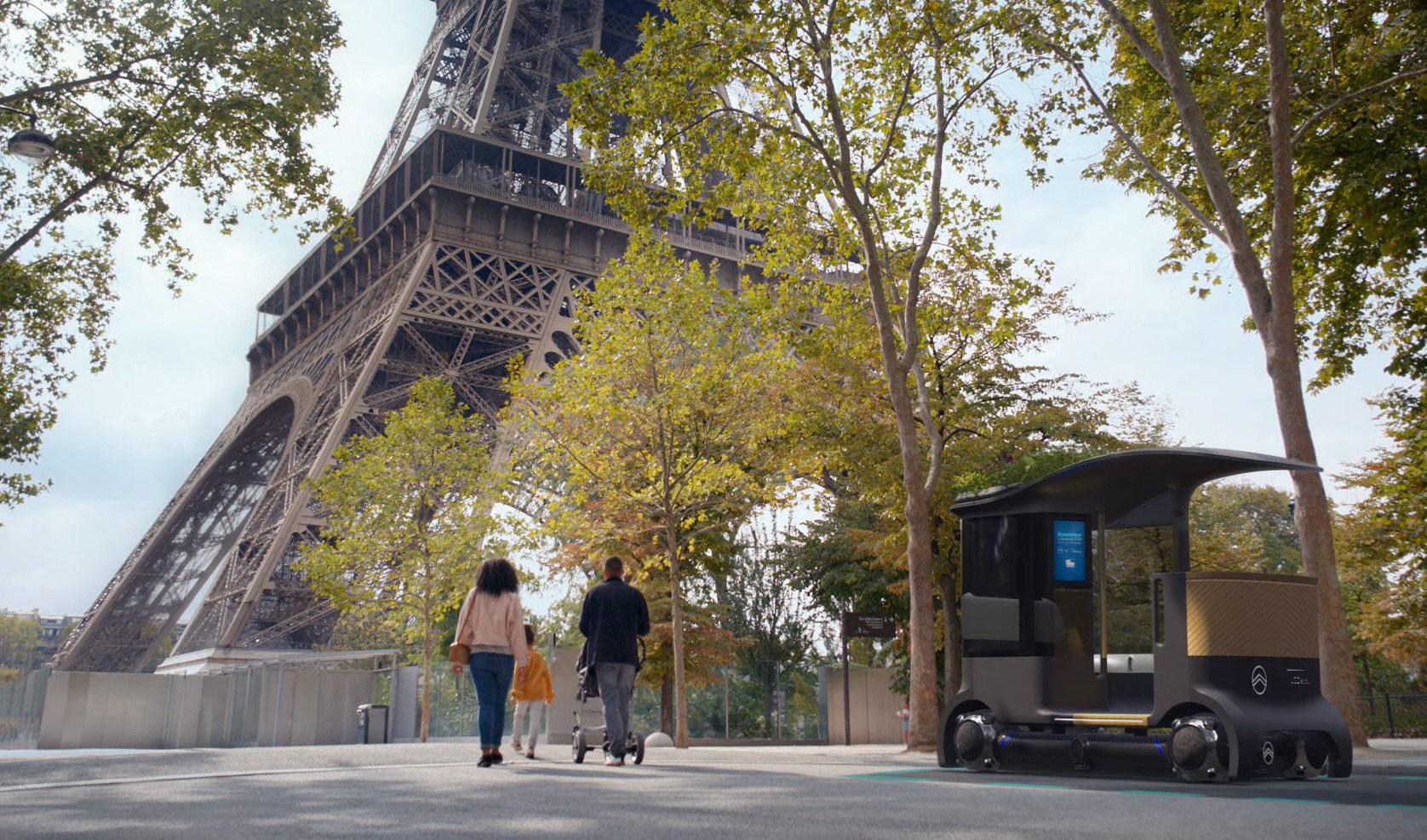 Отель, спортзал и такси: Citroën показал концепт беспилотного скейта для города (фото, видео) - 7 - изображение